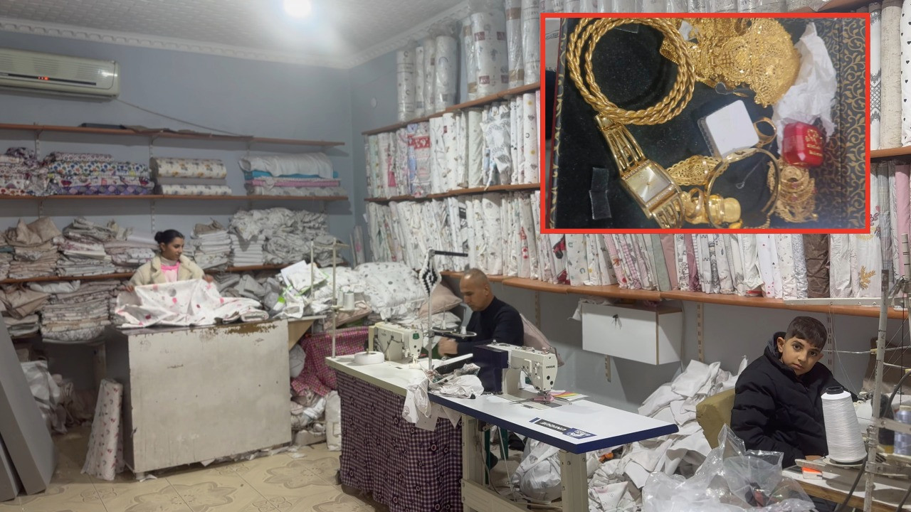 Kumaşların arasından 2 milyon TL’lik altın çıktı