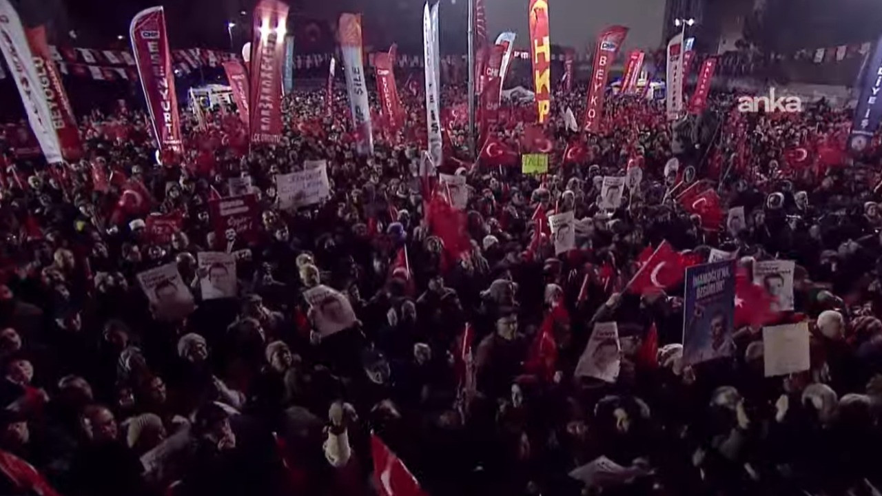 CHP'den Çekmeköy mitingi: On binlerce kişi bir arada