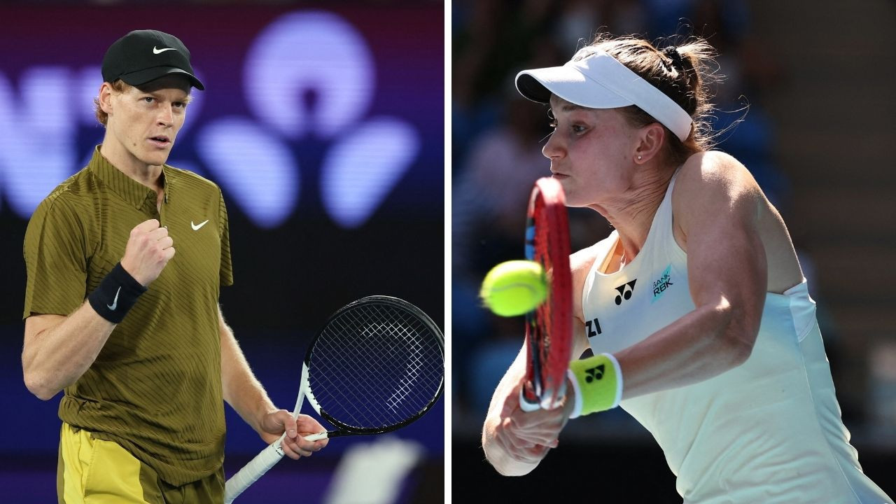 Avustralya Açık'ta Jannik Sinner ve Elena Rybakina rahat turladı