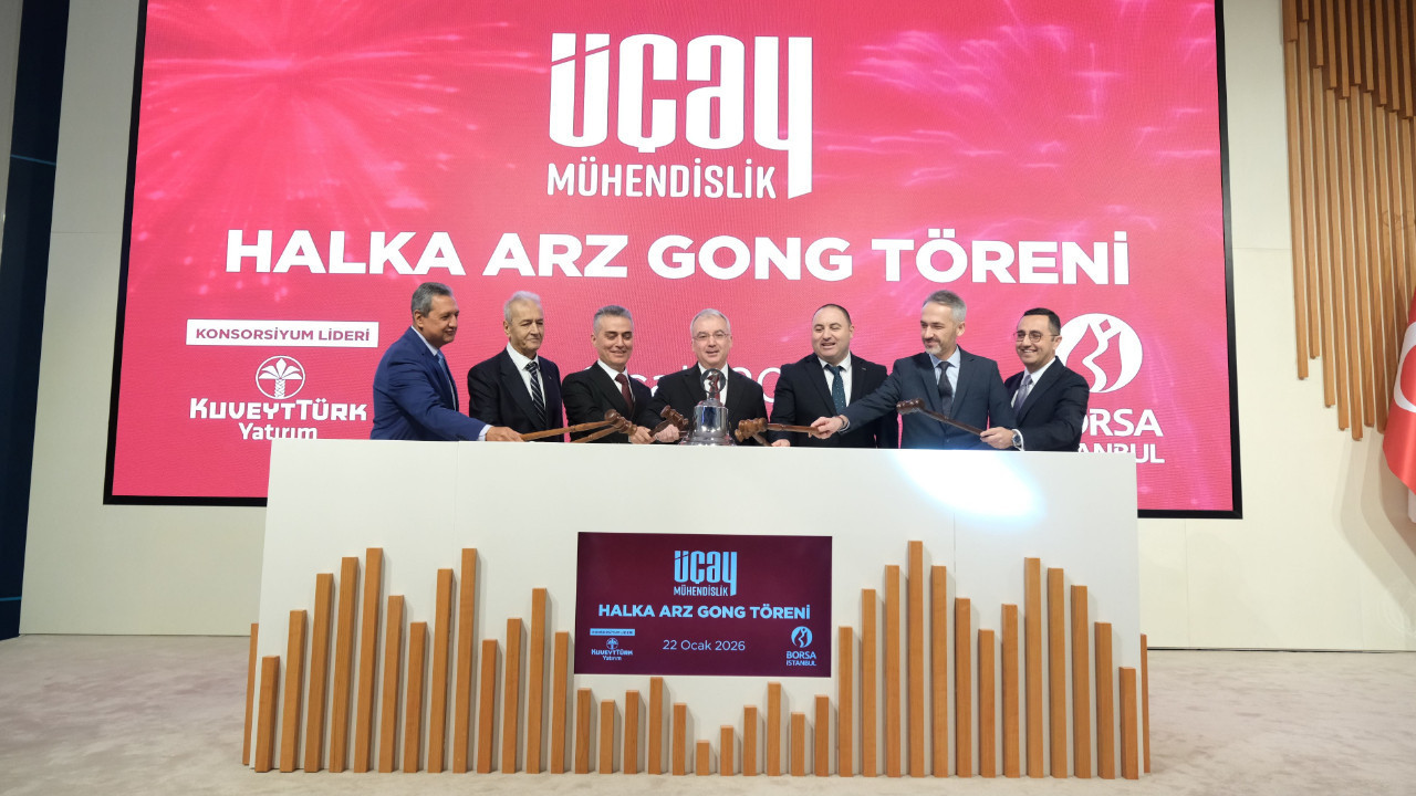 Borsada gong Üçay Mühendislik için çaldı