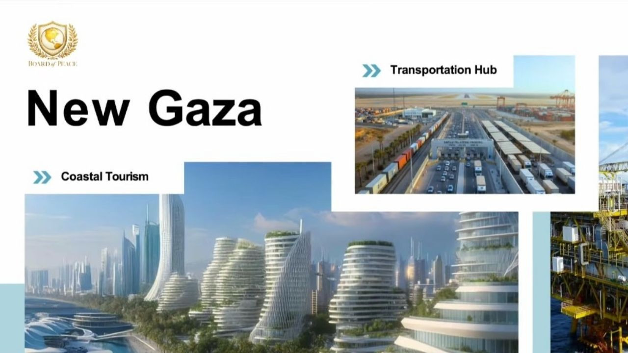 Damat haritayı gösterdi: İşte 'Yeni Gazze' planı