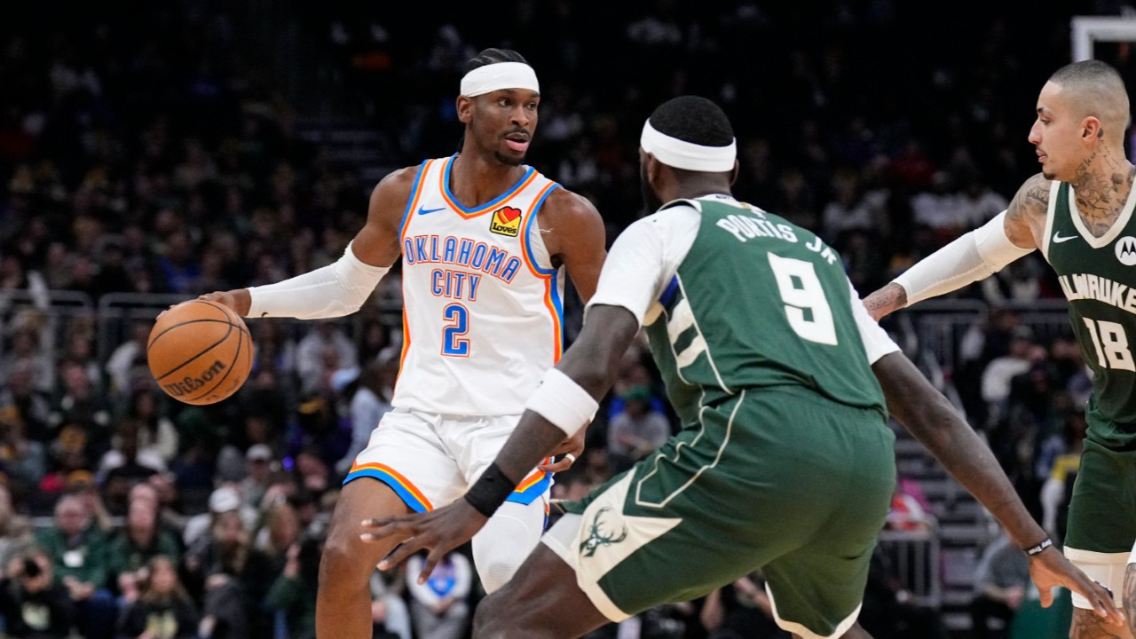 Shai Gilgeous-Alexander’dan 40 sayılık şov: Thunder, Bucks’ı deplasmanda farklı geçti