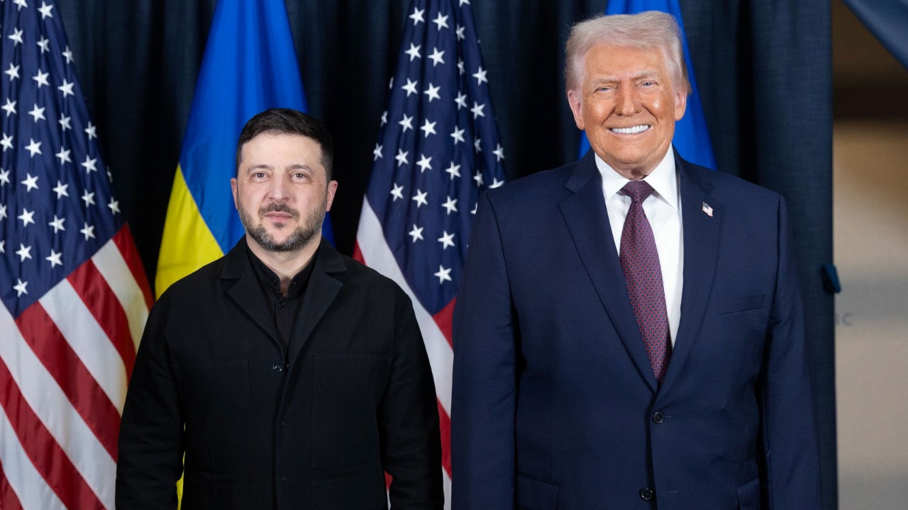 Zelenskiy ile Trump, Davos’ta görüştü