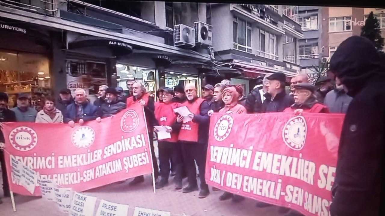 Emeklilerden eşitsizlik protestosu