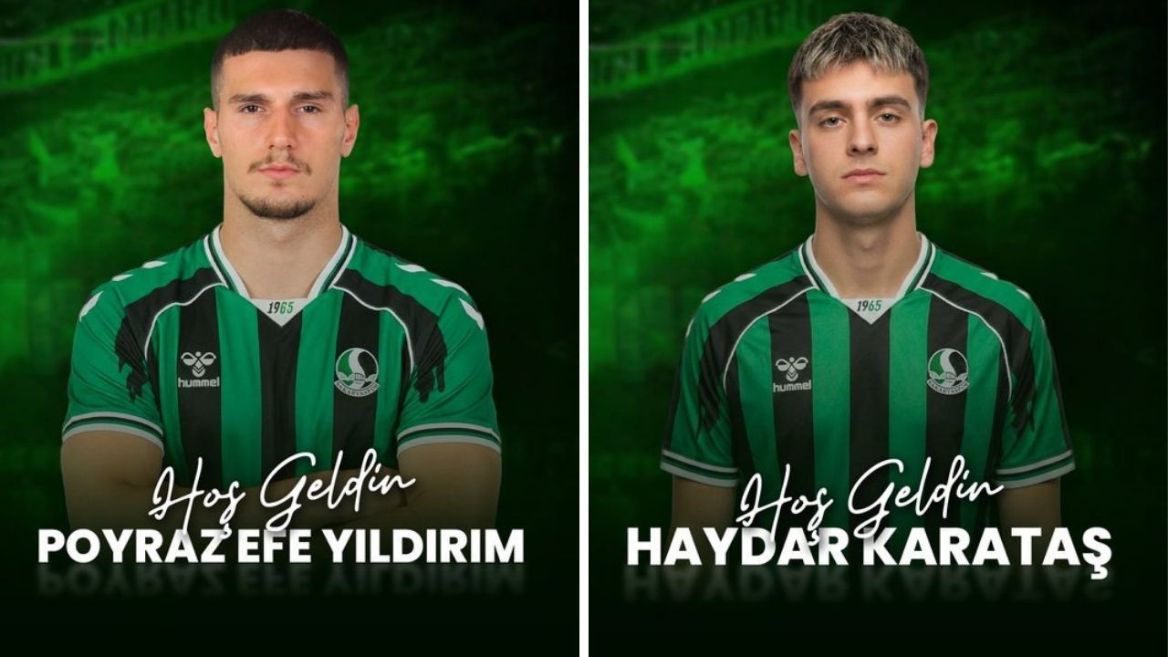 Sakaryaspor iki genç yıldızı aldı: Biri 21, biri 18 yaşında