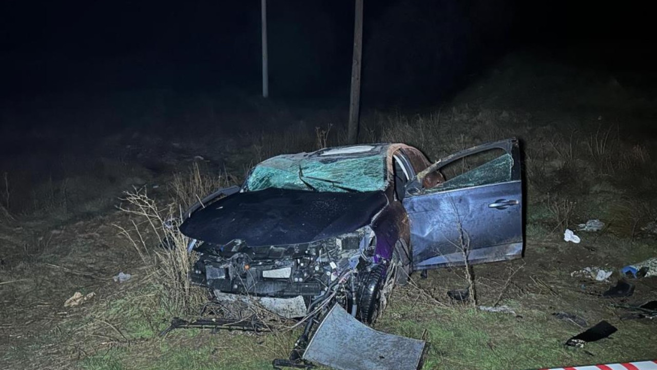 Şarampole devrilen otomobil takla attı, 1 ölü 3 yaralı