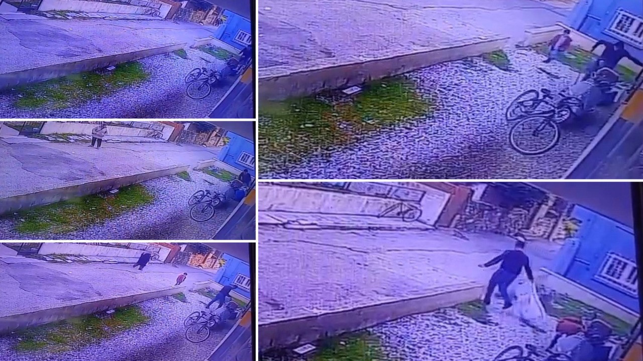 Çocukların gözü önünde köpeği katletti