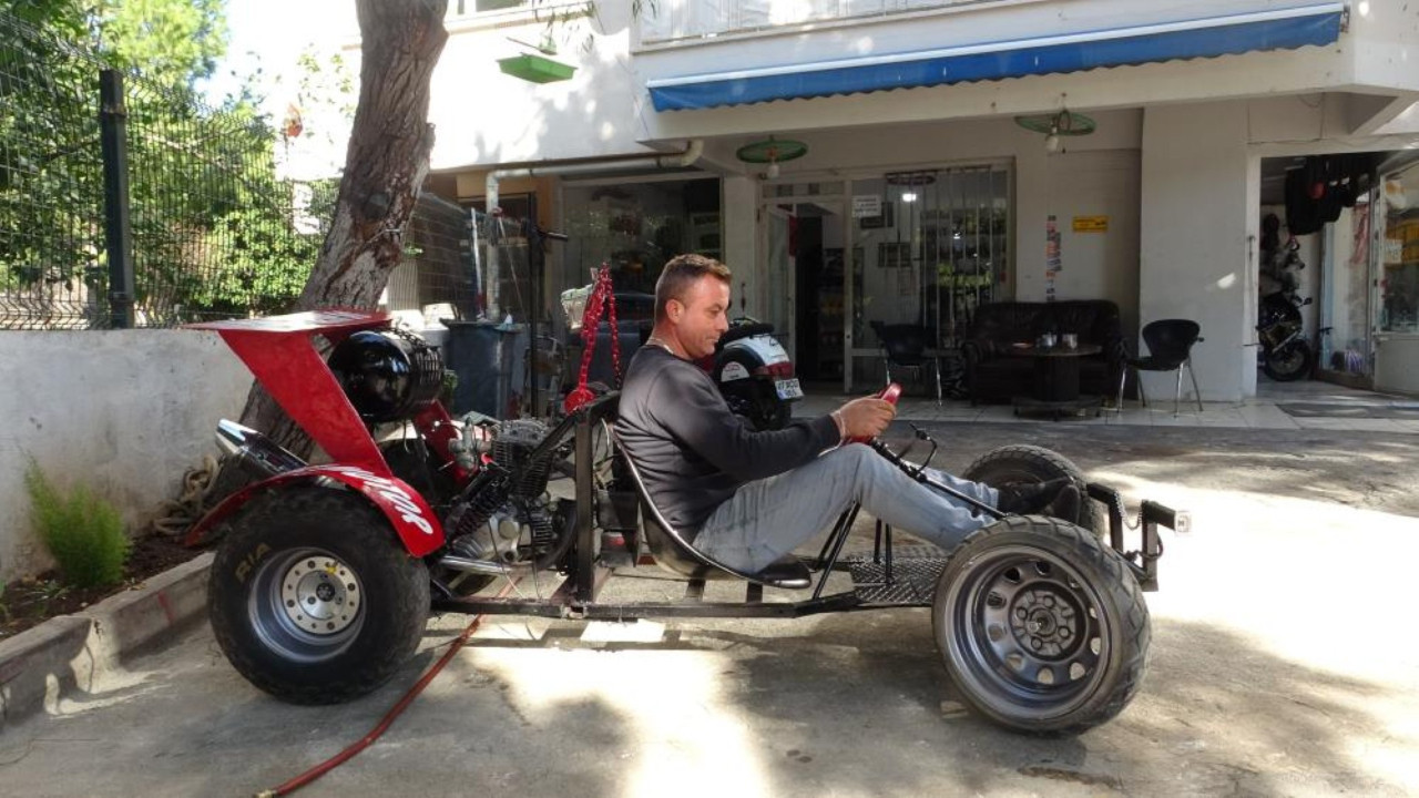 Arkadaşları ‘Yapamazsın' dedi, hurdalarla 160 km hıza ulaştı