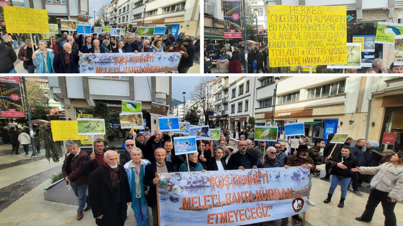 Durugöl imarına karşı yürüyüşe polis engeli