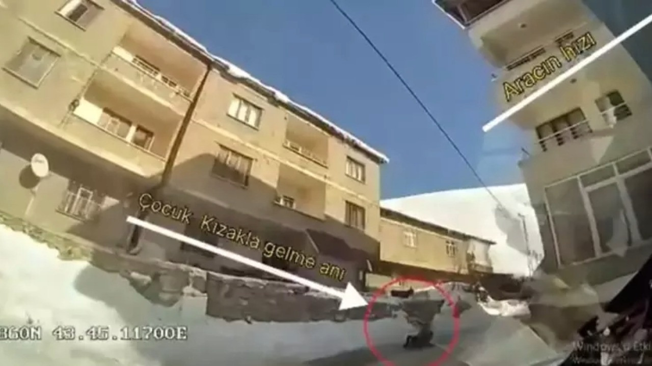 Kızakla kayarken otobüsün altında can verdi