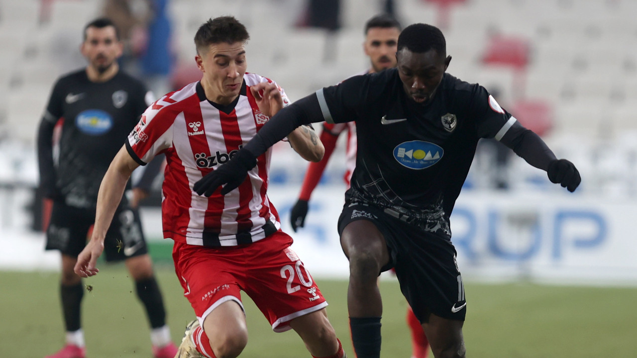 Sivasspor-Amedspor maçında kazanan çıkmadı: 1-1