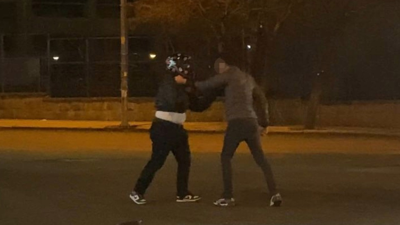 Ankara'da trafikteki kavga