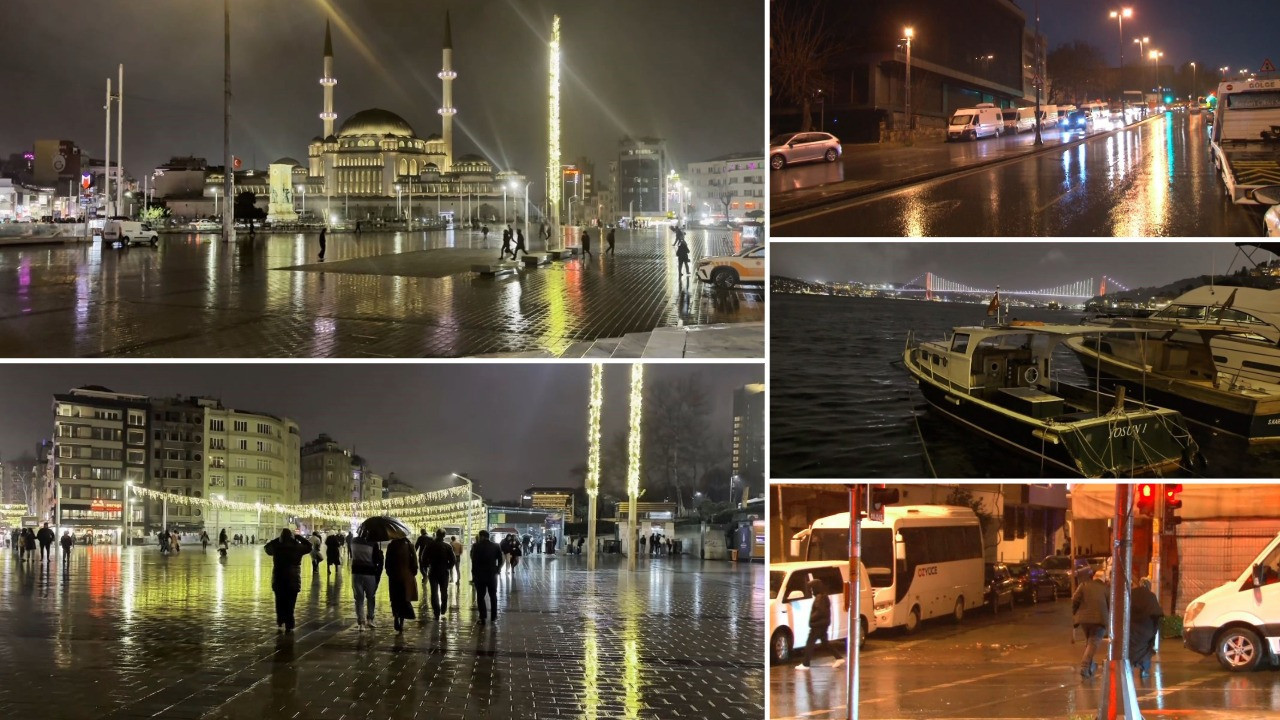 İstanbul’da fırtına ve yağmur