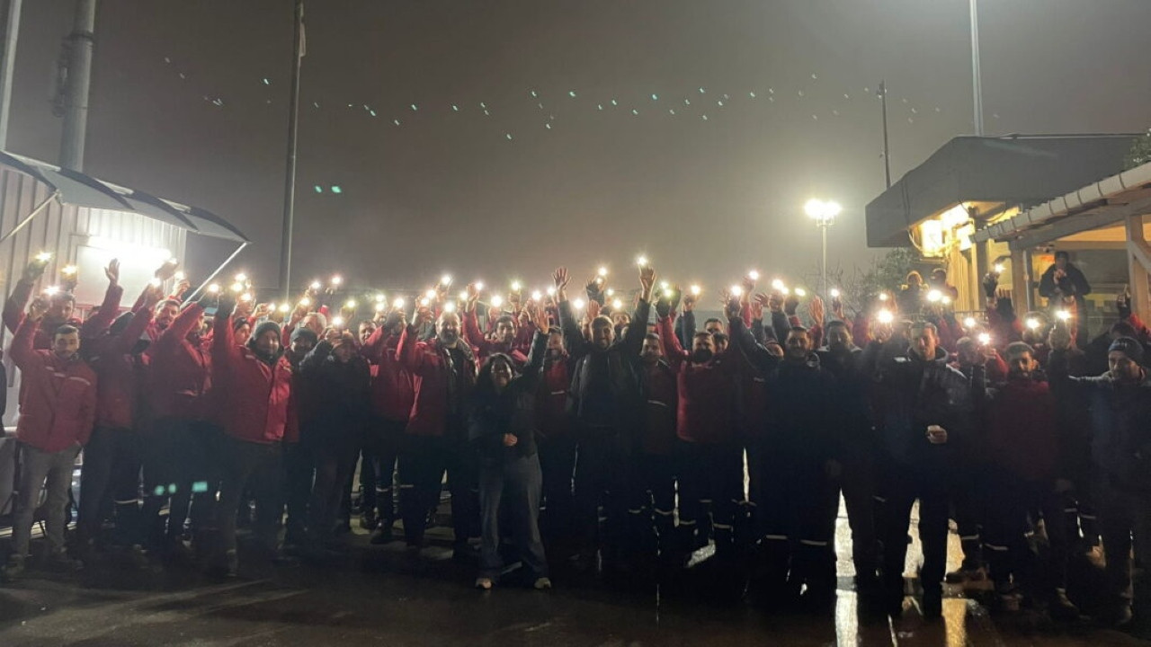 Migros depo işçileri eyleme devam ediyor