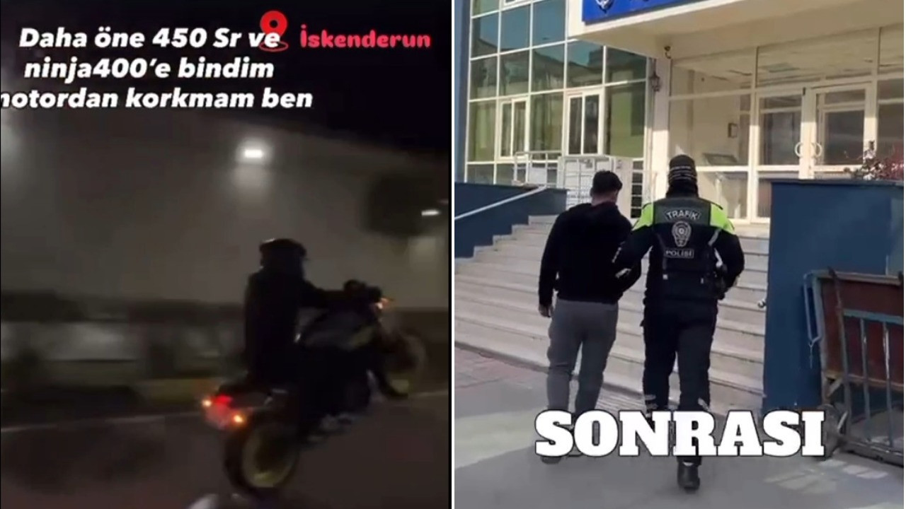 Otoyolda şov yaptı, cezası ağır oldu