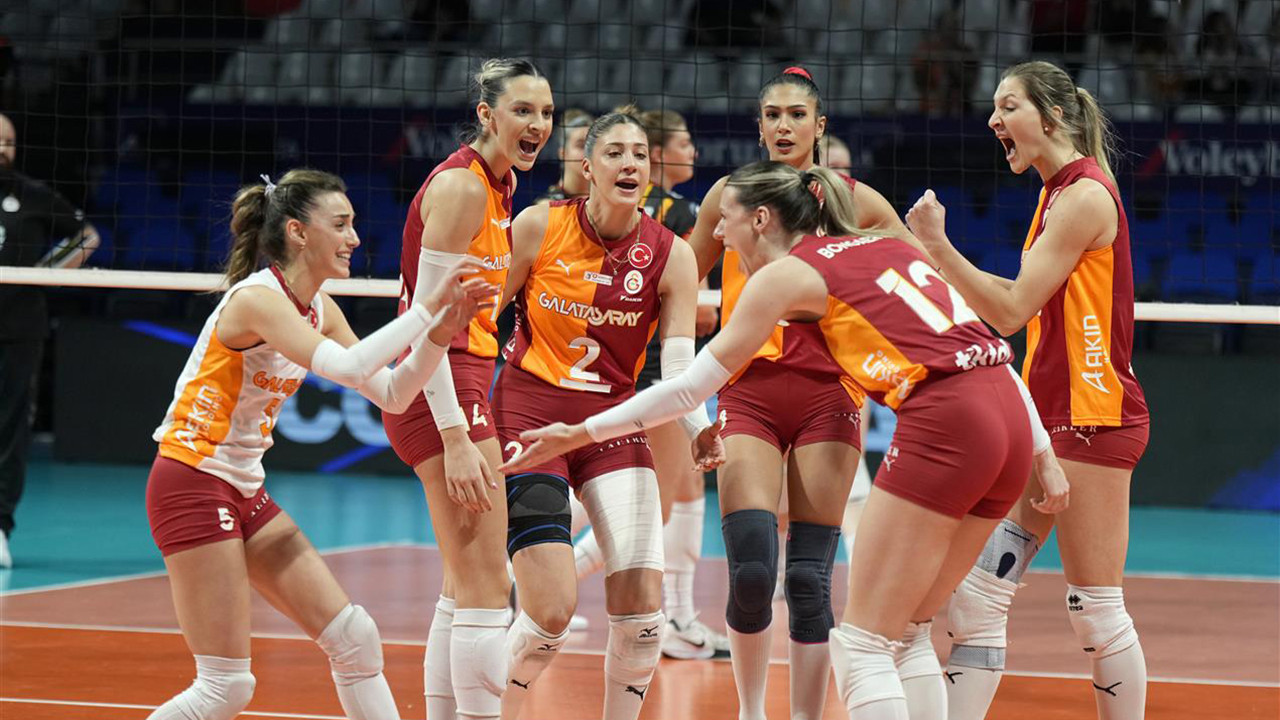 Galatasaray Daikin, CEV Kupası'nda avantajı kaptı