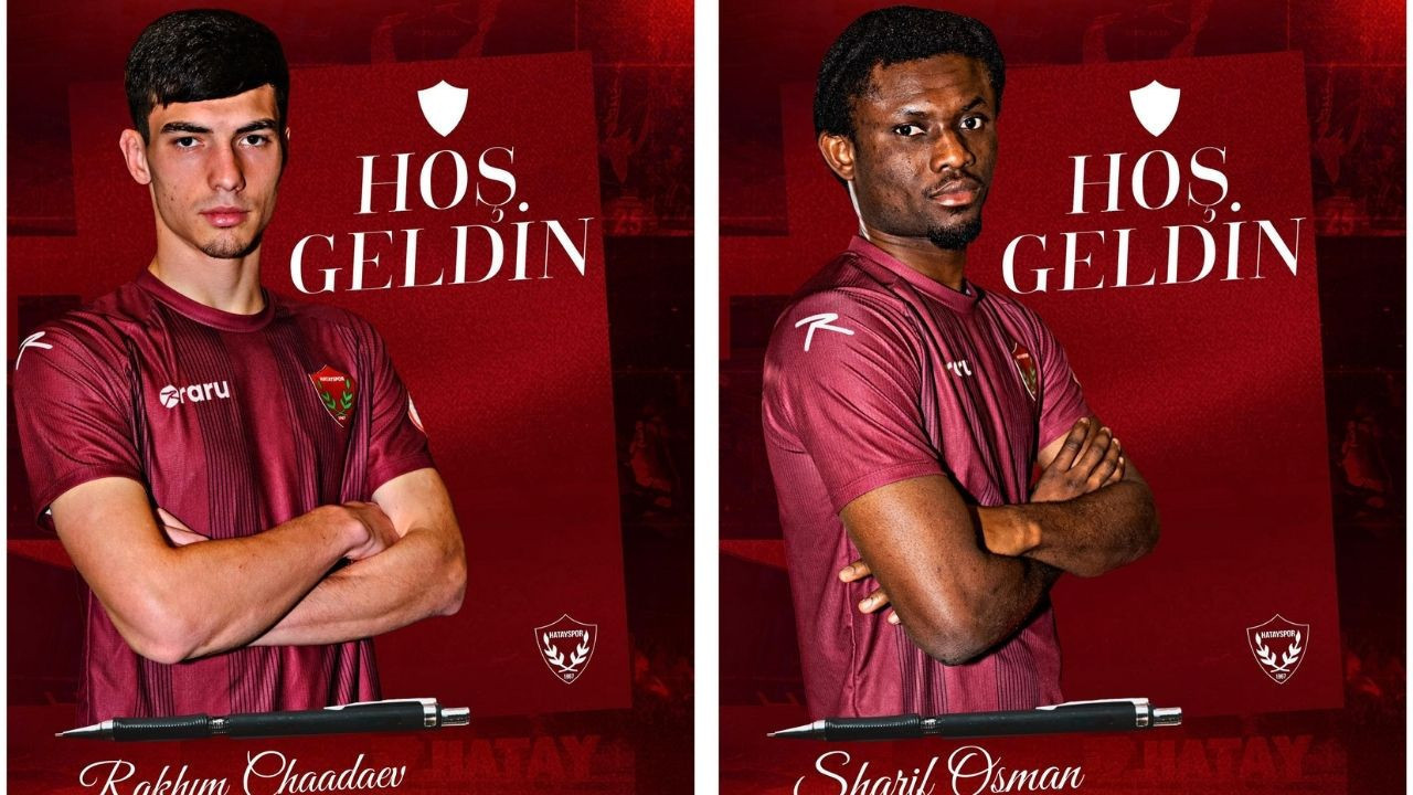 Transfer yasağını kaldıran Hatayspor'dan çifte imza