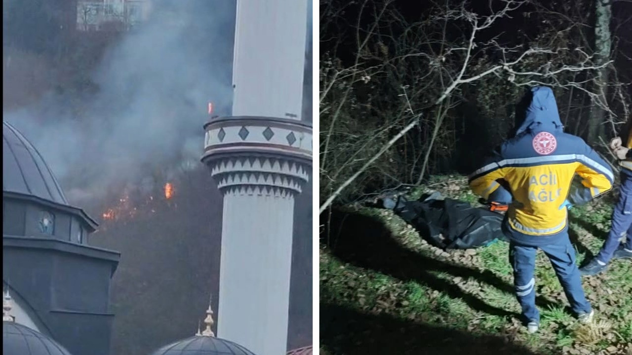 Trabzon’da anız yangını: 1 ölü