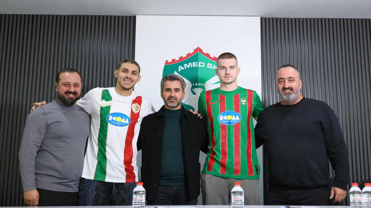Amedspor'dan çifte transfer