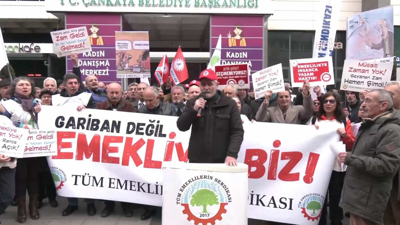 Emekliler sadaka istemiyor