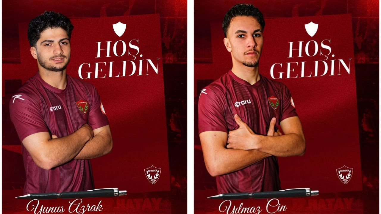 Hatayspor 17'lik iki yıldızı kaptı