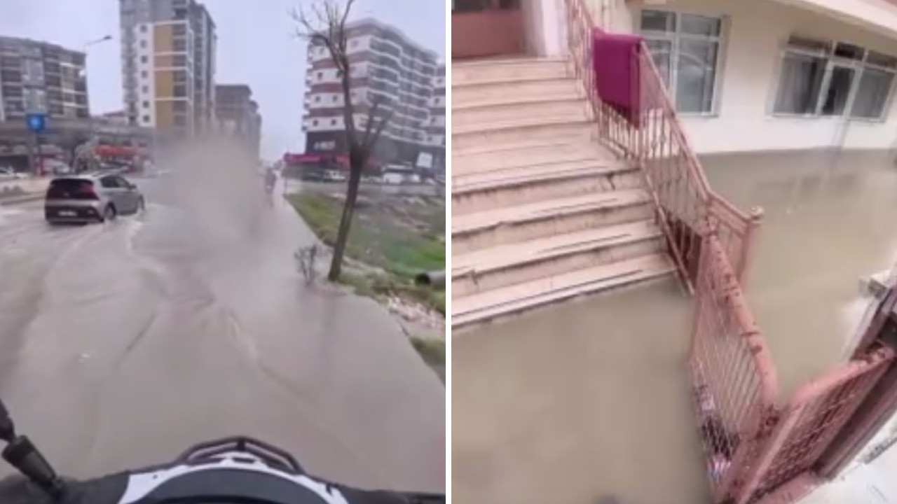 Motorun üstünde manzaraya hayret etti: Bu ne oğlum