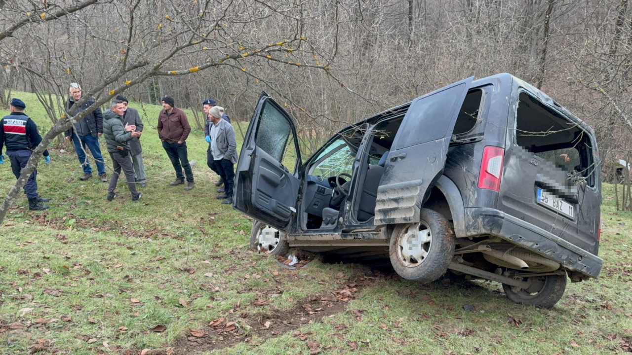 Uçurumda facia: 1 ölü, 2 yaralı