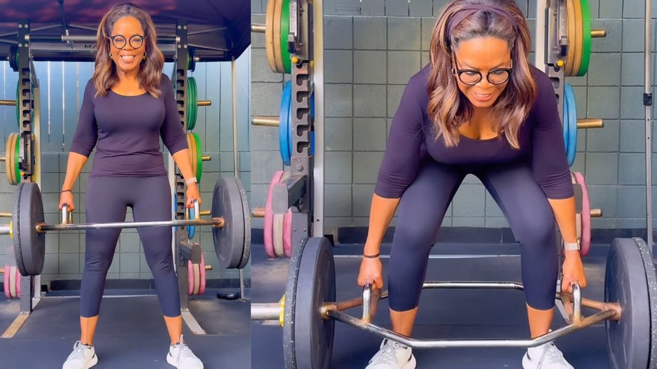 Ünlü sunucu 72 yaşında ağırlık kaldırdı