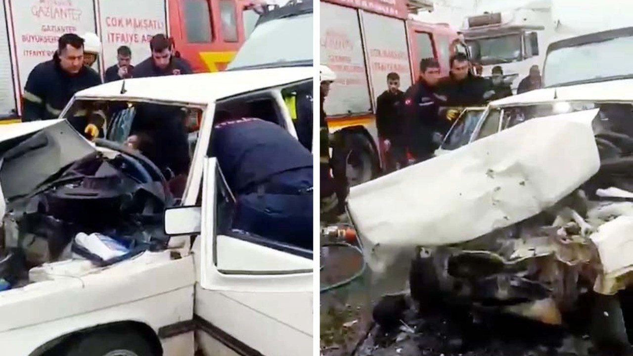 3 otomobil çarpıştı: 1 ölü, 6 yaralı