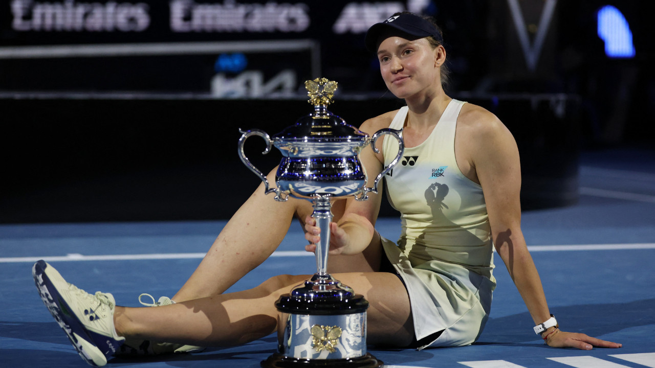 Avustralya Açık tek kadınlarda şampiyon Elena Rybakina! Bir ilki başardı