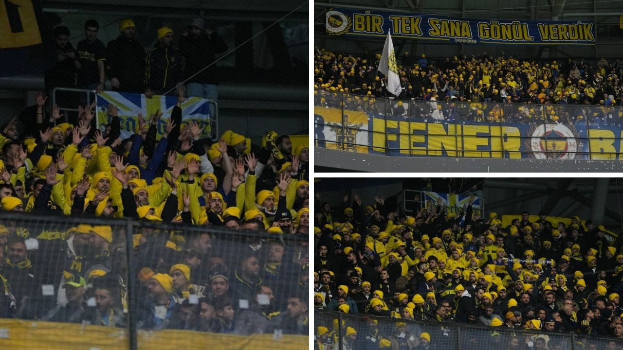 Fenerbahçe taraftarına bu kez sarı bere dağıttı