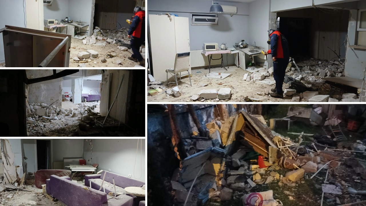 Kız yurdunda korkutan patlama: Öğrenciler otele yerleştirildi