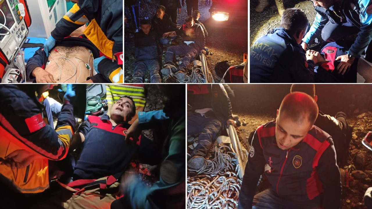 Kurtarma operasyonunda ölümden döndüler