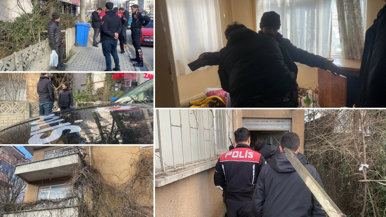 Balkondan tırmanıp girdiği evde 2 gün yaşadı