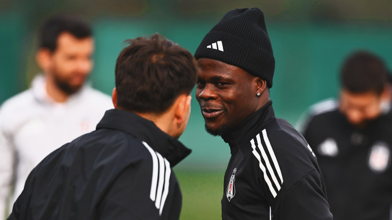 Beşiktaş'ta Junior Olaitan ilk idmanına çıktı