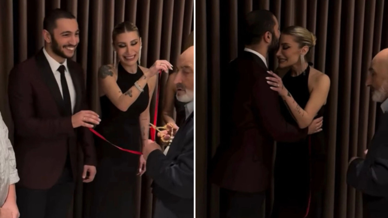 İrem Derici ve Melih Kunukçu nişanlandı