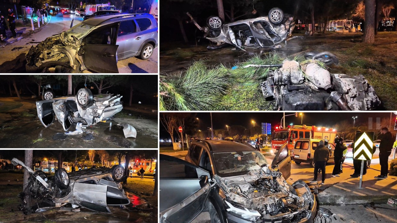 Kırmızı ışık ihlali kaza getirdi: 1’i ağır 6 kişi yaralandı