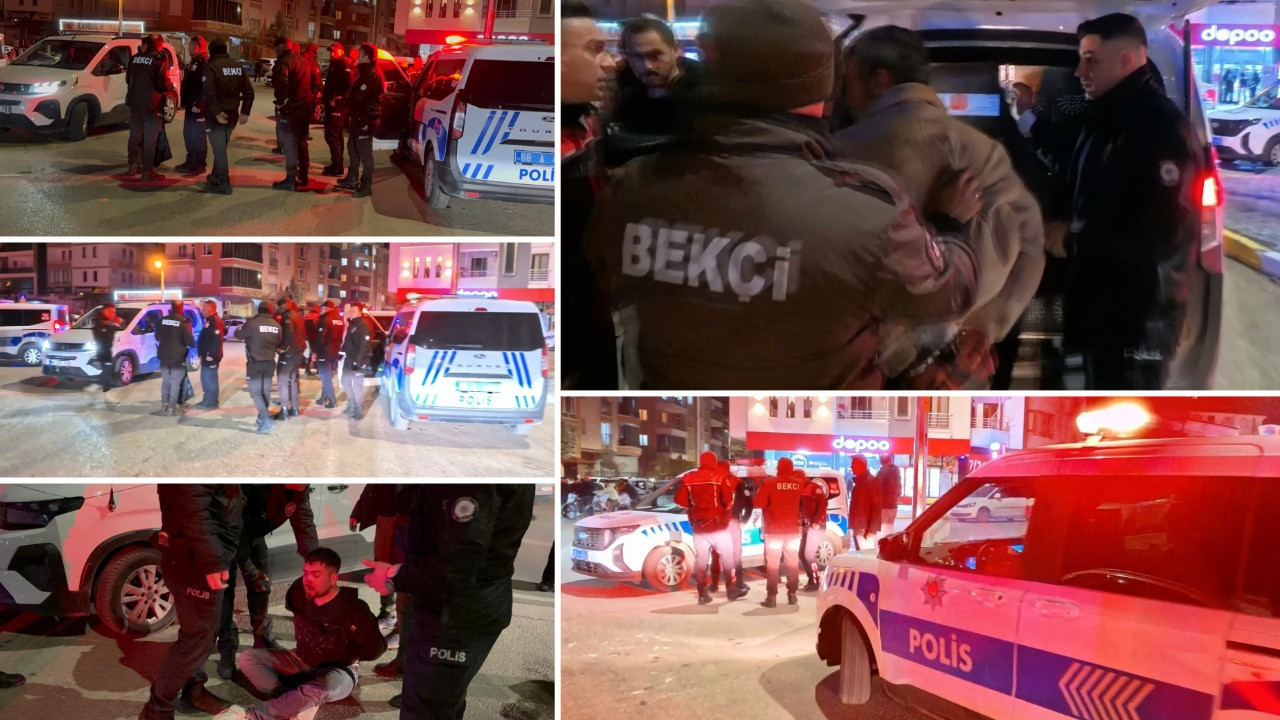 Hasarlı kaza sonrası ortalık karıştı: 5 gözaltı