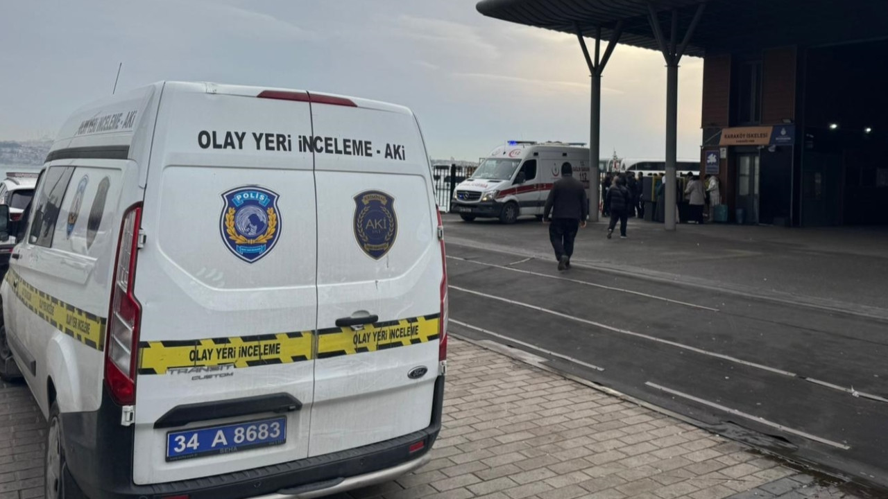 Karaköy İskelesi'nde kadın cesedi bulundu