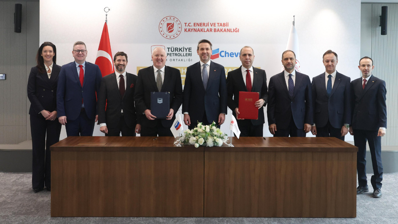 TPAO ile Chevron'dan ortaklık anlaşması