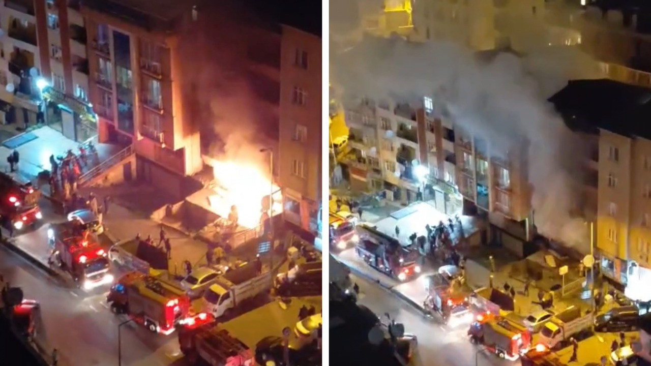 Yangını ıslıklılarla duyurdu