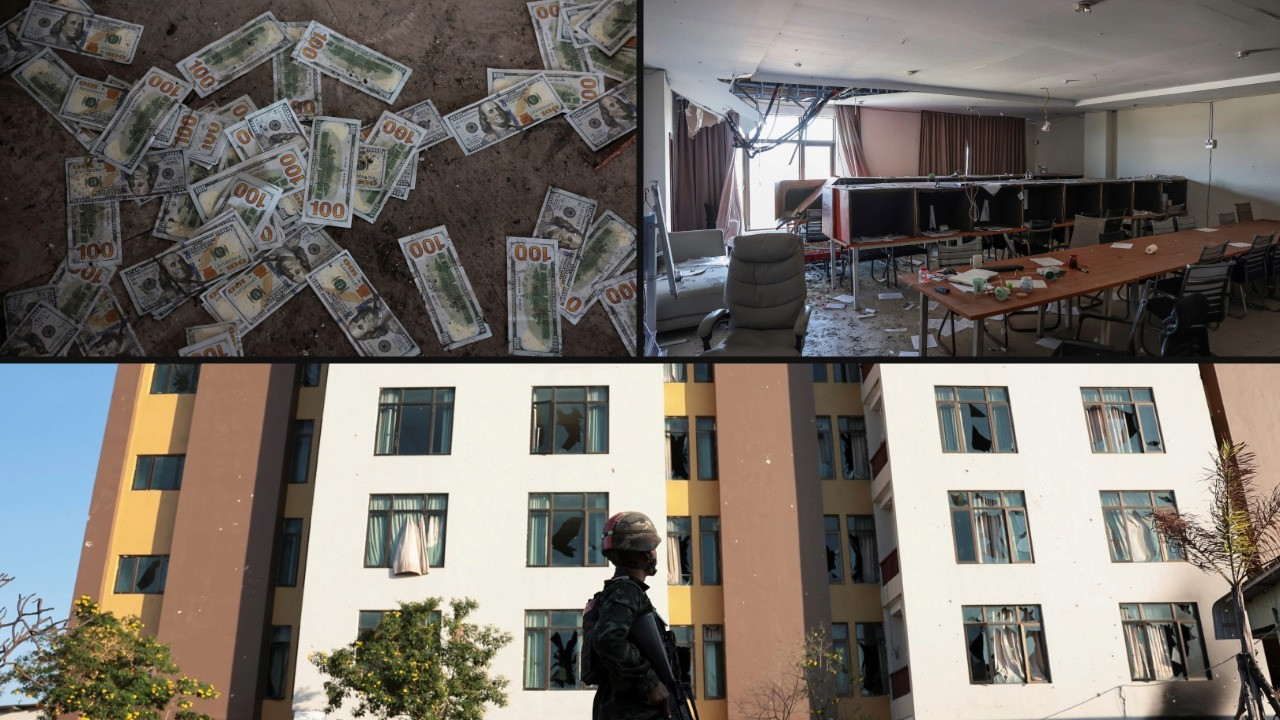 Bombalanan dolandırıcılık merkezinin içi ortaya çıktı: Her şeyin sahtesini yapmışlar!