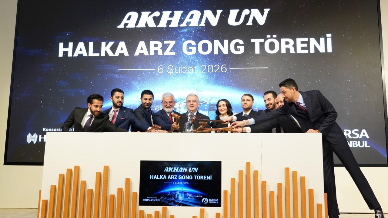 Borsa İstanbul'da gong Akhan Un için çaldı