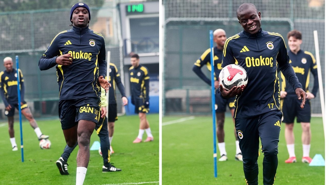 Fenerbahçe'de Sidiki Cherif takımla çalıştı