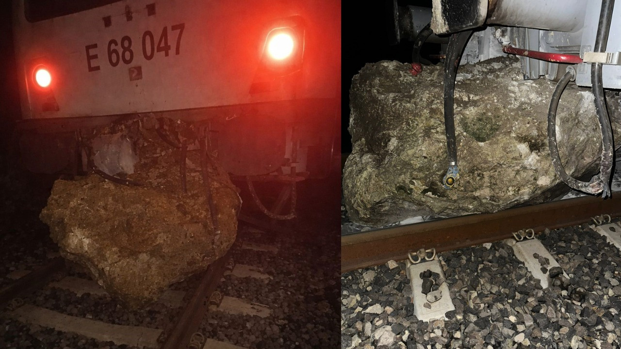 Treni raydan çıkardı, yolcular otobüslerle nakledildi