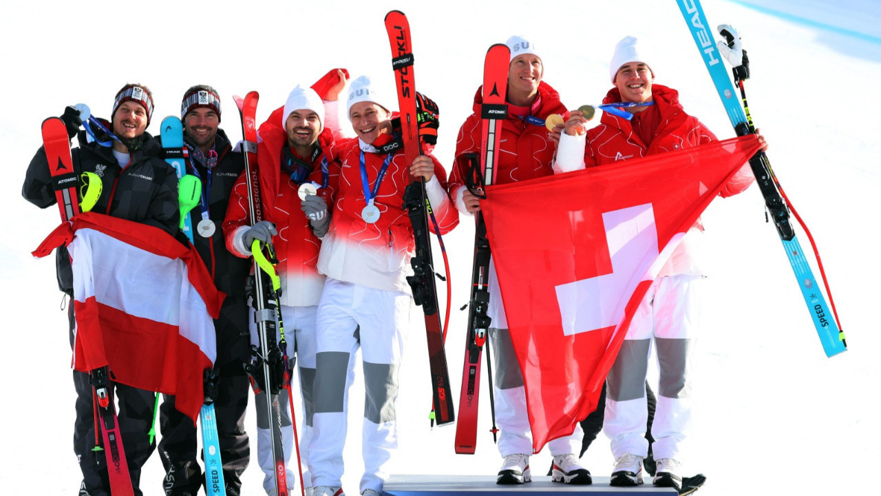 İsviçre takım kombinede şampiyon