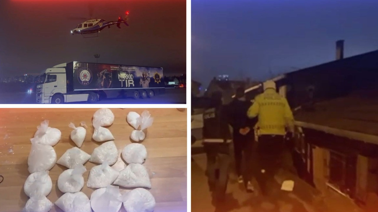 İstanbul merkezli 14 ilde uyuşturucu operasyonu: 305 gözaltı
