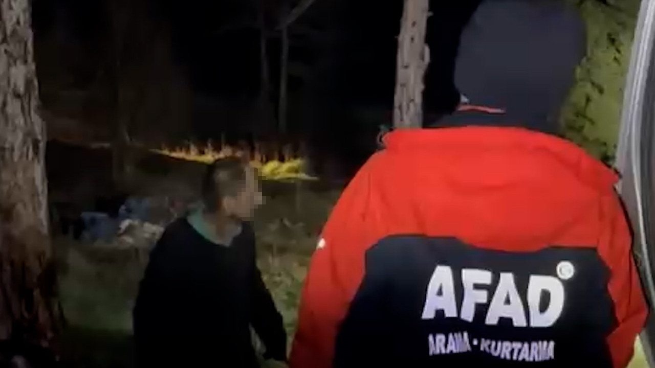 Kaybolan engelli adam ormanda bulundu