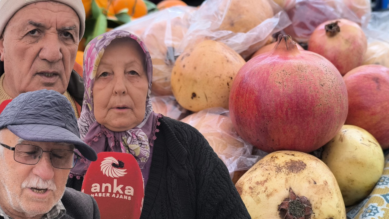 Pazarda nar 66, armut 50 liraya dayandı emekli tepki gösterdi: 'Altın mı bu?'