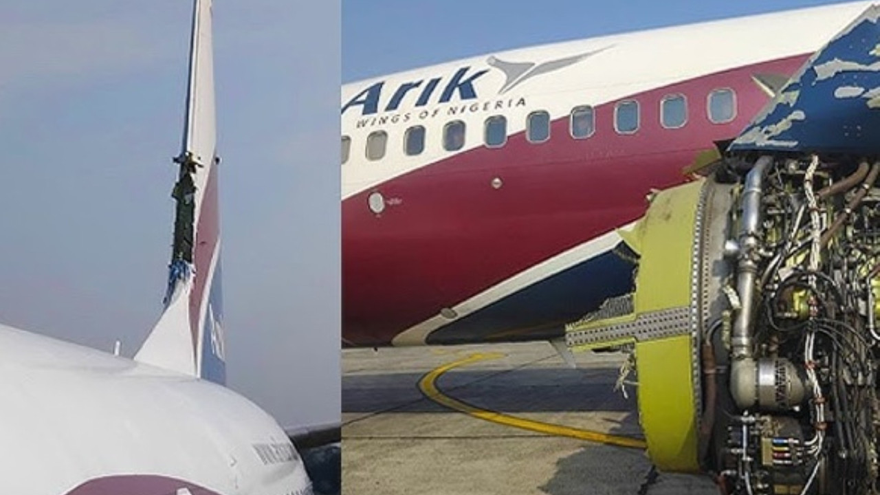 Havada büyük panik: Yolcu uçağının motoru patladı